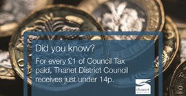 Thanet council tax statistics