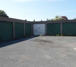 Norman Road garage site before construction