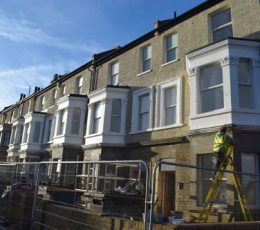Houses with front extension removed