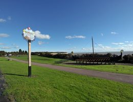 The Hugin Viking Ship on Hugin Green, Cliffsend.