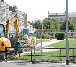 image of works underway