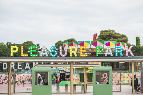 Pleasure park sign