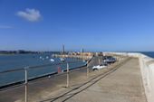 View of the sea from the Harbour Arm