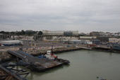 Distant shot of Ramsgate Port