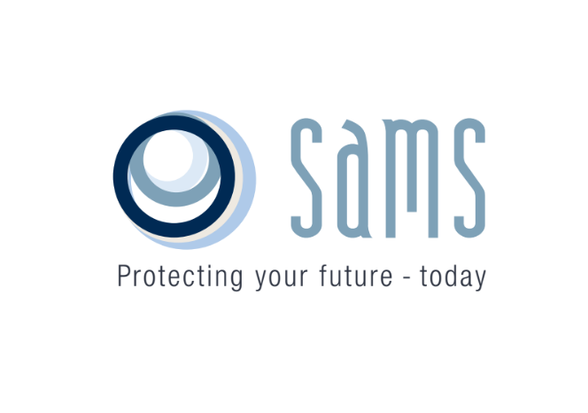 SAMS Ltd logo - "protecting your future today"