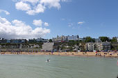 View of the bay from the sea