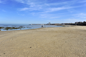 Sandy beach at Westbrook Bay