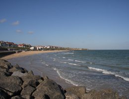 View of the sea at Westbrook Bay