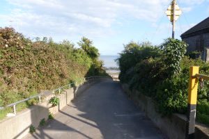 Walkway leading to the beach