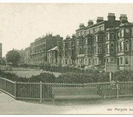 Historic image of Dalby Square gardens