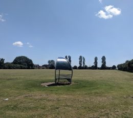 Green open space at Lymington Road