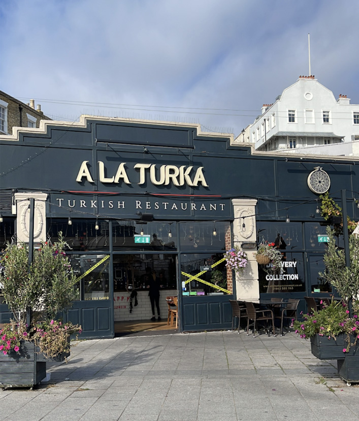 The shop front of A LA Turka