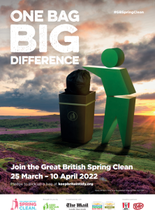 One bag, big difference. Great British Spring Clean poster