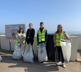 Group of volunteers from Broadstairs College