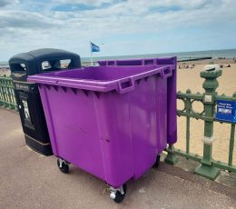 New Recycling And Litter Bins On Margate Promenade