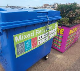 New Recycling And Litter Bins On Margate Promenade