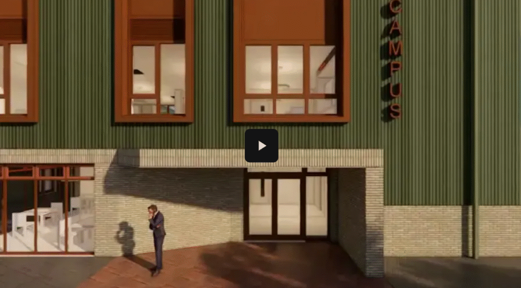 An external image of the Green Campus near the Port of Ramsgate