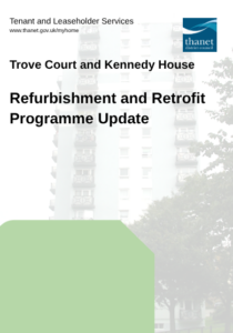 Image of Refurbishment and Retrofit Programme Update Newsletter. Trove Court and Kennedy House