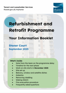 Staner Court information booklet cover image