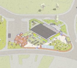Architects plans for the Newington Community Hub