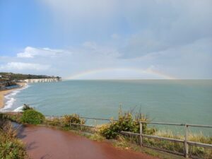 Josephine Martin - A rainbow over Stone Bay, Broadstairs