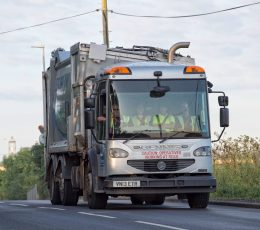 Thanet District Council - A street cleansing vehicle on the road.
