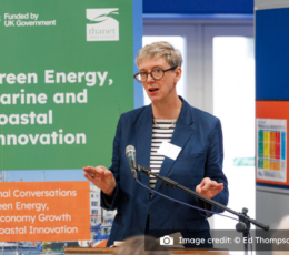 Image of Polly Billington at the Green Campus event in Ramsgate.